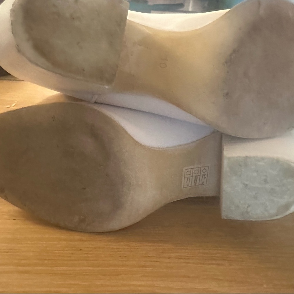 Jeffrey Campbell White Heeled Cowboy Boots‎ Dagget all white size 10 - Picture 5 of 7